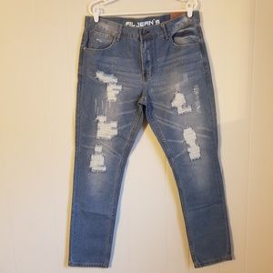 Fil Distressed Jeans